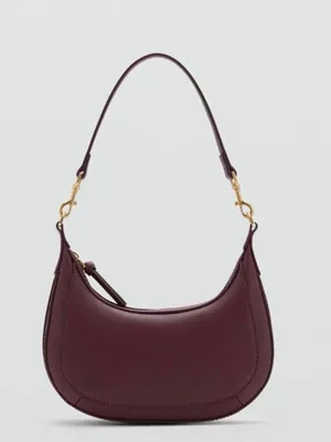 MANGO Purple Mini Purse thumbnail 1