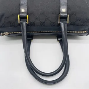 Gucci mini Boston bag canvas and leather thumbnail 9