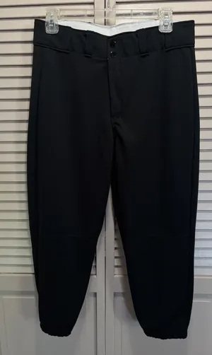 High‎ Five Womens Softball Pants Black Size Large Zip Elastic Band High Rise thumbnail 1