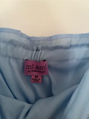 Francesca's Collections Light Blue Ruffle Midi Dress Medium Cottagecore Coquette thumbnail 5