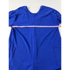 Free People Hot Shot Tee Romper Electric Shock Blue Oversized One Piece XS thumbnail 8