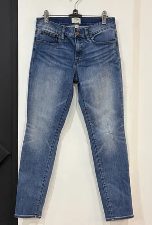 J Crew Toothpick Skinny Ankle Denim Jeans Size 27 Waist Mid Rise thumbnail 1