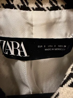 ZARA Houndstooth Blazer thumbnail 4
