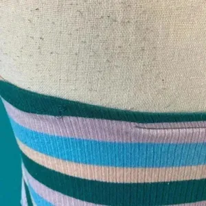 ⭐️ American eagle striped strapless top in size medium thumbnail 4