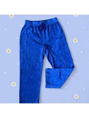 Vintage Y2K Juicy Couture Velour Track Pants Size Medium 💙 thumbnail 2
