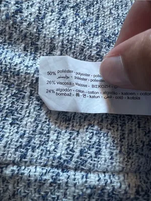 Zara Women’s Blue Textured Sailor Shorts thumbnail 8
