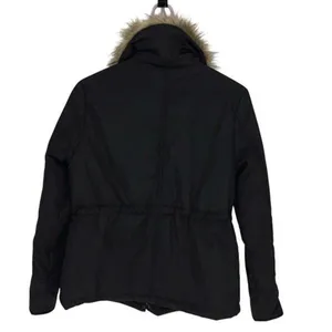 Francesca’s Collection Forever Audrey Womens Faux Fur Trim Lined Parka Coat Jack thumbnail 5
