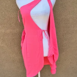 Amanda Uprichard x REVOLVE Conetta Mini Dress in Pink Ribbon Size XS thumbnail 4
