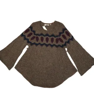 ANTHROPOLOGIE Mohair Wool Blend Sleeping On Snow Sweater-Tunic Women S Boho NWT thumbnail 3