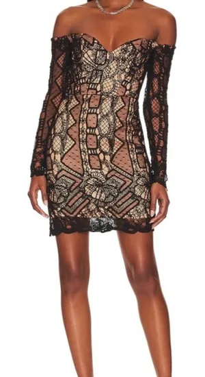 ❤️HOST PICK❤️NWT Revolve Bardot dress thumbnail 1