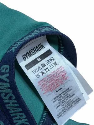 Gymshark Strike Sports Bra in Alpine Green & Navy Womans M thumbnail 5