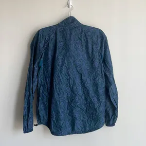 Vintage Windbreaker Jacket Green Size M thumbnail 2