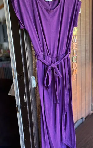 Elegant Purple Women's Dress thumbnail 1