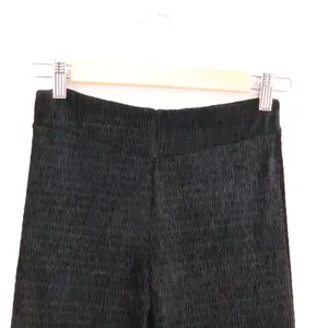 Free People Ribbed Knit Flare Pants Womens Size XS Black Boho Bell Bottom Pullon thumbnail 7