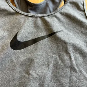 Nike Dri-FIT Gray Racerback Tank Top Size Small thumbnail 2