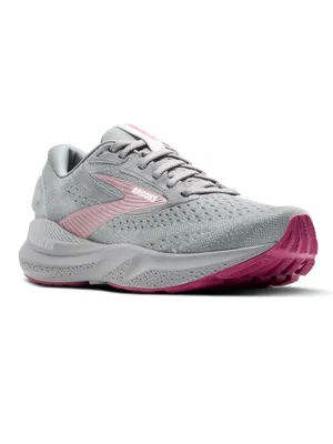 Brooks Adrenaline GTS 24 Women's Light Gray and Pink Running Sneakers Size 7.5 thumbnail 2