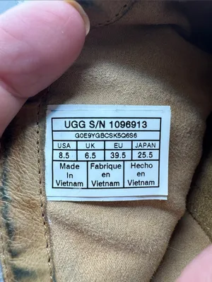 NWOT UGG Catica Chestnut Shearling Trim Suede Ankle Boots Size 8.5 EU 39.5 thumbnail 5