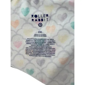 Roller Rabbit Target Geo Hearts Pajama Set Shorts Top Pastel Coquette Plus XXL thumbnail 6