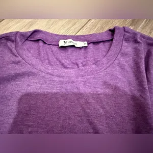 Women’s Purple Knot Front Long Sleeve Tee Size M thumbnail 2