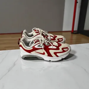 Nike‎ Air Max 200 AQ2568-100 White Red Men's Athletic Shoes Size 13 thumbnail 6