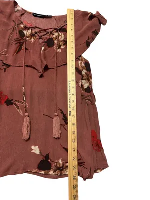 Blu Pepper Mauve Floral Blouse thumbnail 8