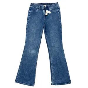 Aerie Denim Baby Flare Jeans Medium Western‎ Boho Stretch Trouser Hippie Summer thumbnail 3