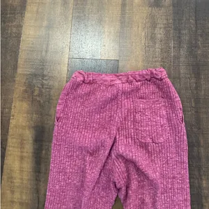 Free People FP Beach Pink Knit Lounge Set Cardigan & Pants XS thumbnail 11