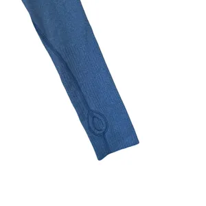 Lululemon Women‎ Swiftly Tech Long Sleeve Blue Heathered Seamless Running Top 8 thumbnail 3