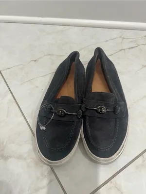 Coach Navy Blue Corey Suede Slip On Sneakers Size 6 US thumbnail 2