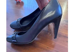 Cole Haan Women's Clair Leather Dress Pump Black 3" Heel Size 10 Career thumbnail 5