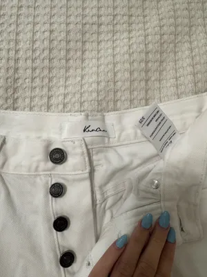 KanCan White ripped wide leg jeans thumbnail 3