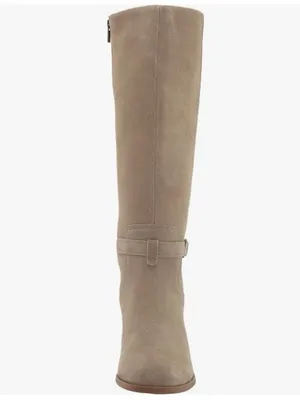 Koolaburra Knee High Suede Boots in Taupe Size 9 thumbnail 4