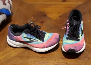 Brooks Women’s Tie-Dye Running Sneakers - Blue Pink Green thumbnail 1