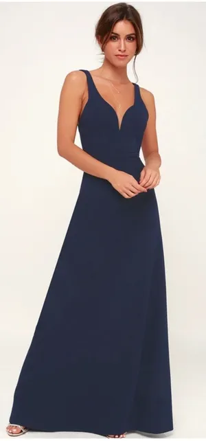 Lulus Alluring Temptation Black Backless Ruched Mermaid Maxi Dress Size XS thumbnail 1