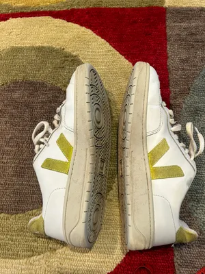 VEJA V-12 Leather White Liquor Green Sneakers Low Tops Women’s Size US 9 thumbnail 5