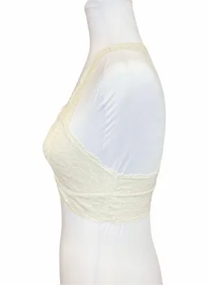 Free People Intimately Gallon Stretch Floral Lace Racer Back Bralette Size Small thumbnail 3