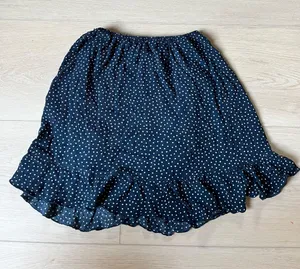 Brandy Melville Navy Blue Ruffle Mini Skirt thumbnail 2