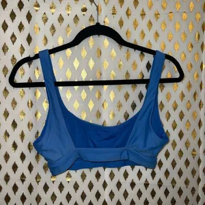 Aerie bra bralette scoop bikini top blue size S thumbnail 4