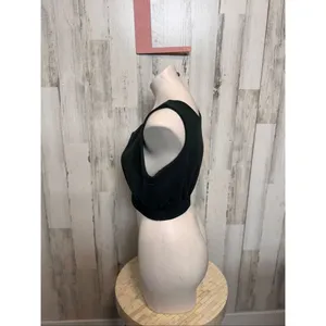 Nike green Cropped Tank Top XL Women’s Athletic Sleeveless Swoosh Logo Activewea thumbnail 5