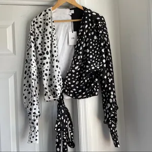 NWT Revolve LPA Dolman Wrap Top in Austin Print thumbnail 7