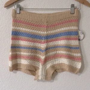 JOLIE & JOY By FCT Striped Knit Shorts thumbnail 1