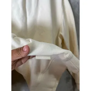 Varley Woods Sweat Sweatshirt Medium Ivory Cream Mock Neck Pullover‎ Athleisure thumbnail 9
