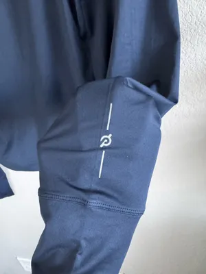 NWT Peleton Warm Up 1/2 Zip XL Navy thumbnail 4