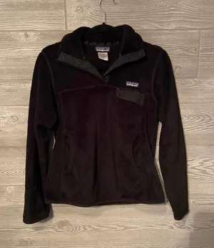 Patagonia pullover womens small black‎ thumbnail 1