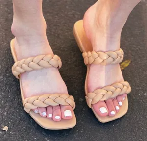 Soda Nude/natural vegan Leather Straps Sandal thumbnail 3