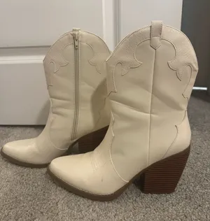 mix no. 6 White Cowboy Boots thumbnail 1