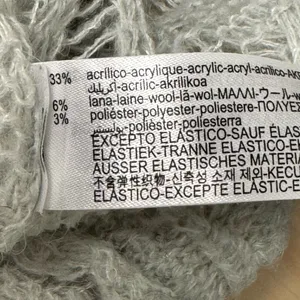 Zara Open Knit Crewneck Sweater‎ Light Gray XS-S 0021/107/406 thumbnail 9