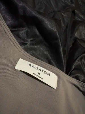 Babaton Aritzia Grey Square Neck Bodysuit  thumbnail 2