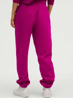 Lululemon Scuba Mid-Rise Oversized Jogger in Ripened Raspberry in Sz XXS thumbnail 3