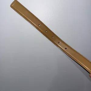 NWOT LRL Lauren‎ Ralph Lauren Tan Nude Italian Leather Belt L 39” thumbnail 7